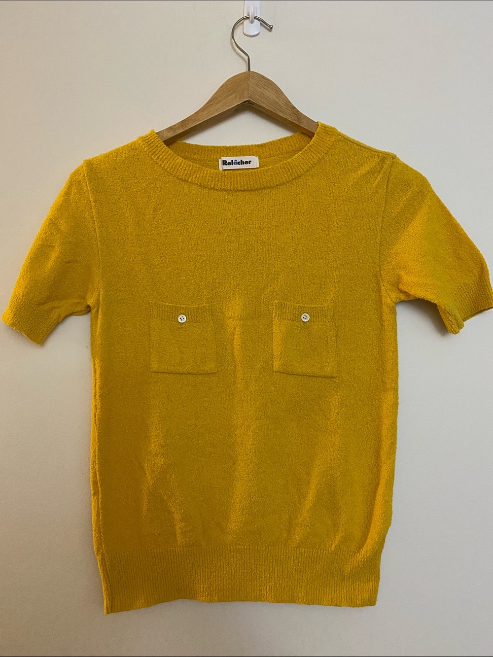 🎀3 for $25 ✨ Rolöcher mustard yellow Short Sleeve Knit Top